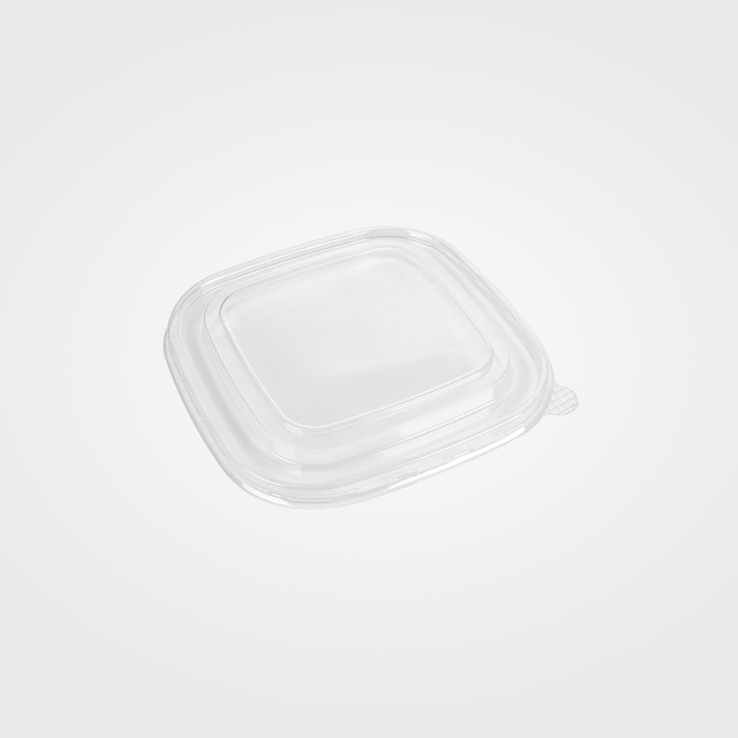 Couvercles transparents PP pour récipients carrés (300 unités)