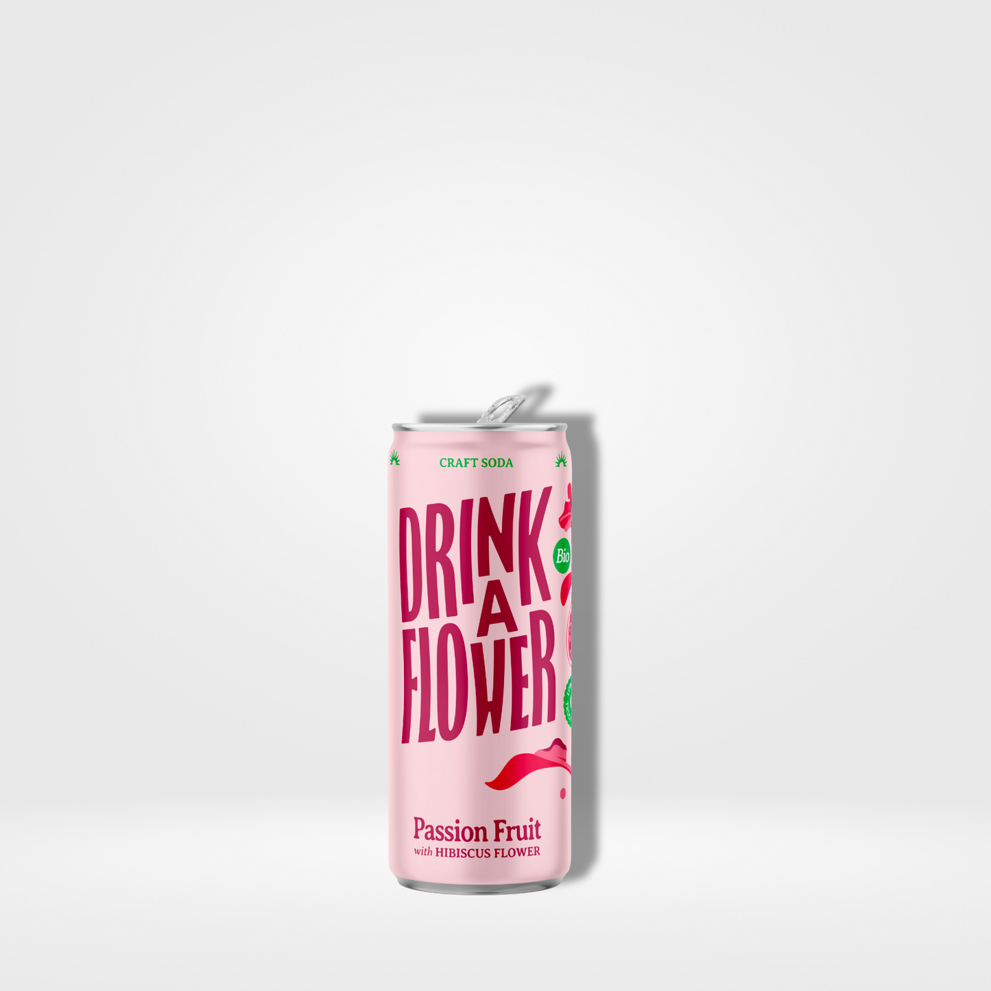 Drink A Flower Hibiscus & Fruit de la Passion Bio cans - 12 x 25cl