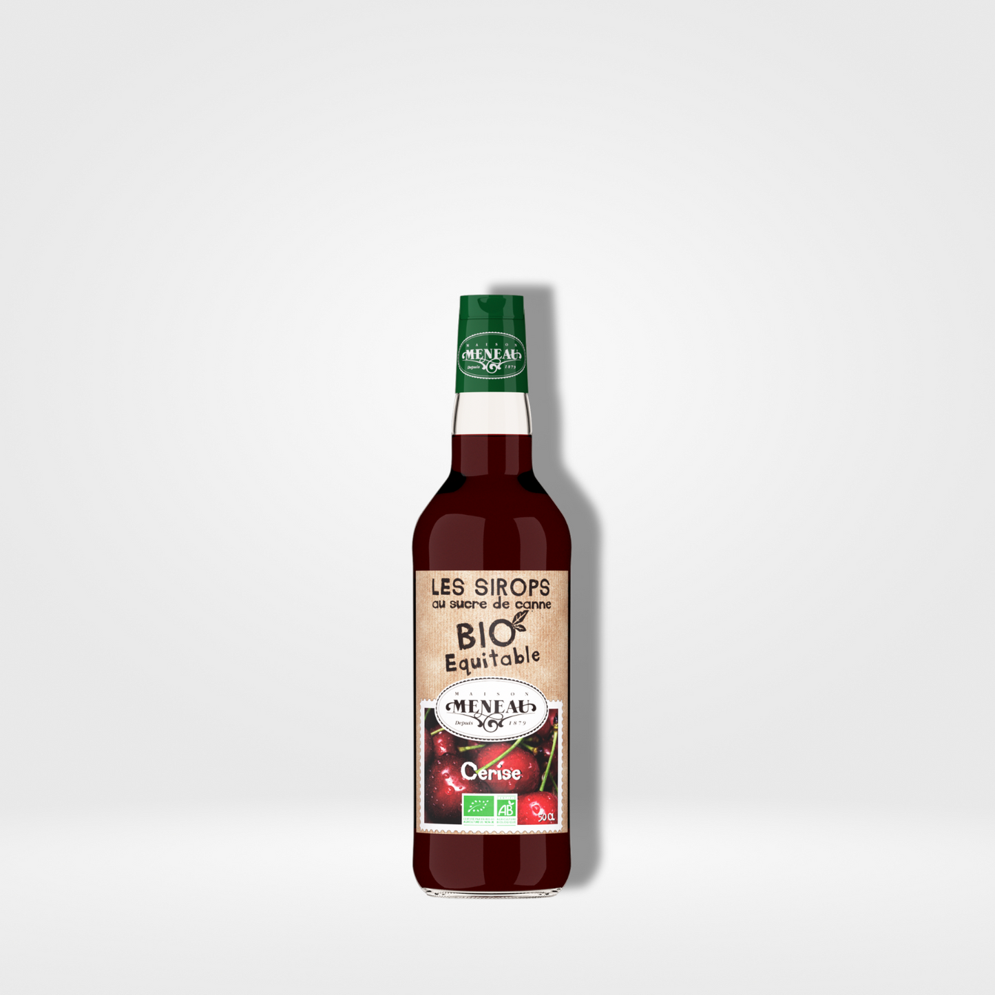 Meneau Sirop Cerise Bio verre - 1 x 50cl