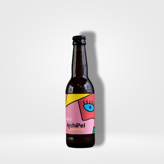 Archipel Kombucha feuilles de Framboisier verre - 12 x 33cl  