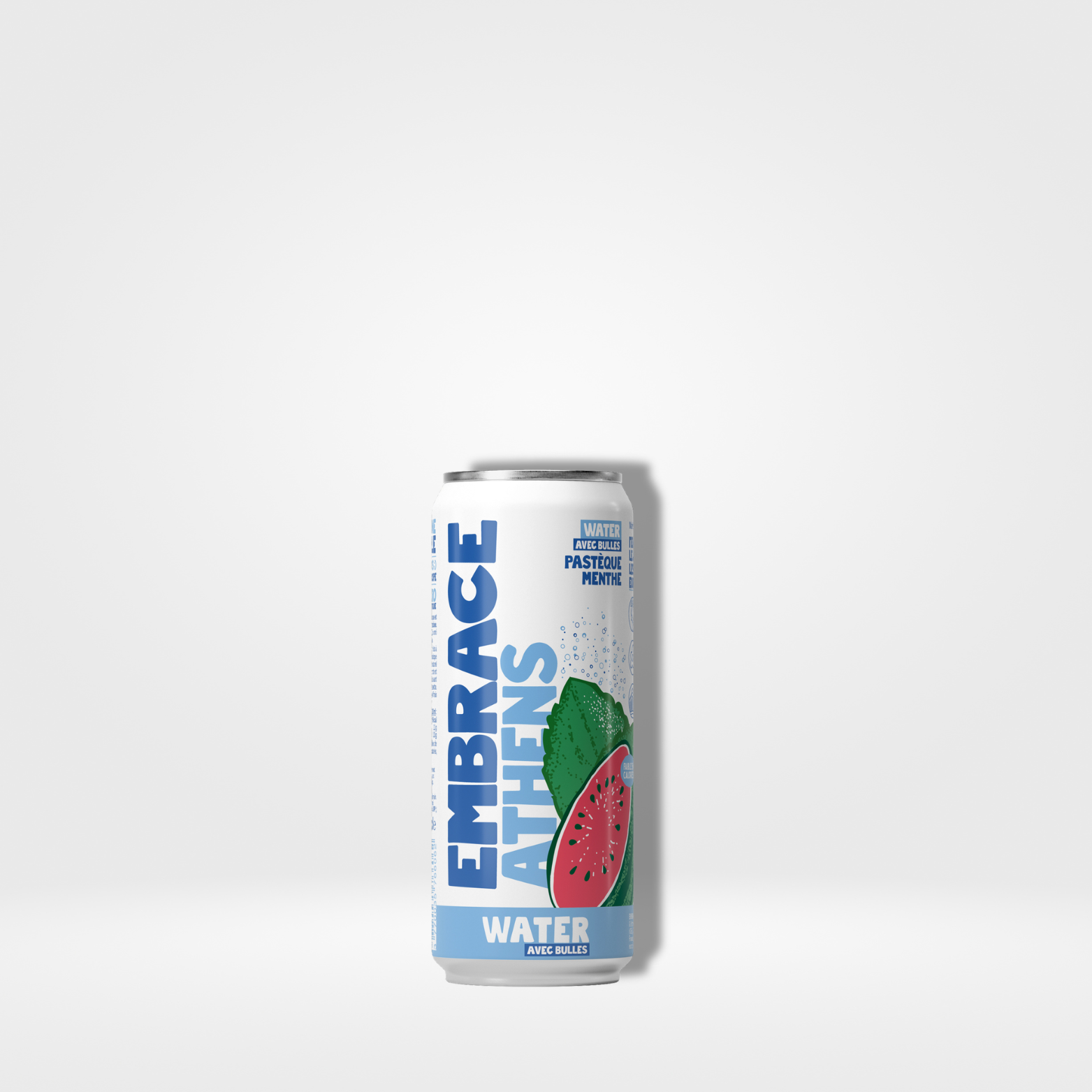 Embrace Athens Pastèque Menthe cans - 12 x 33cl