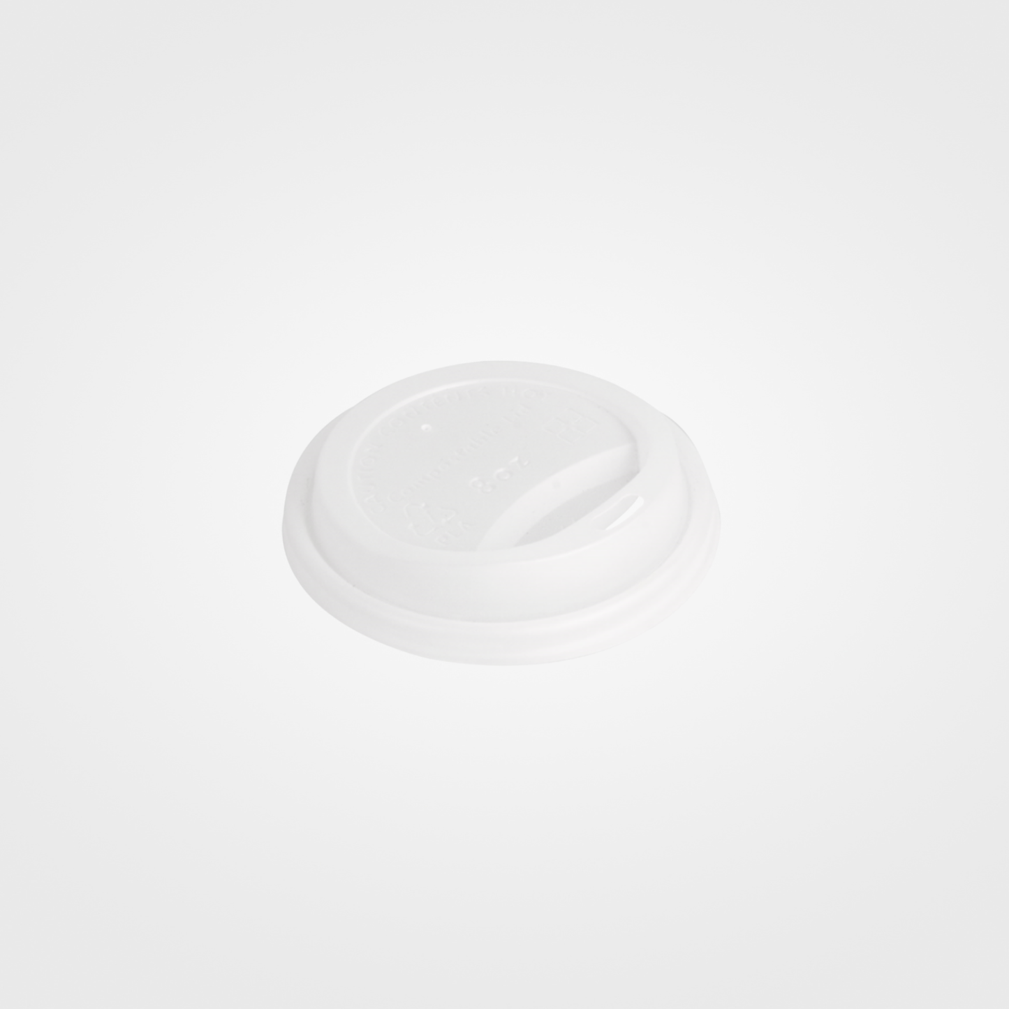Couvercle biodégradable pour gobelets (500 unités)