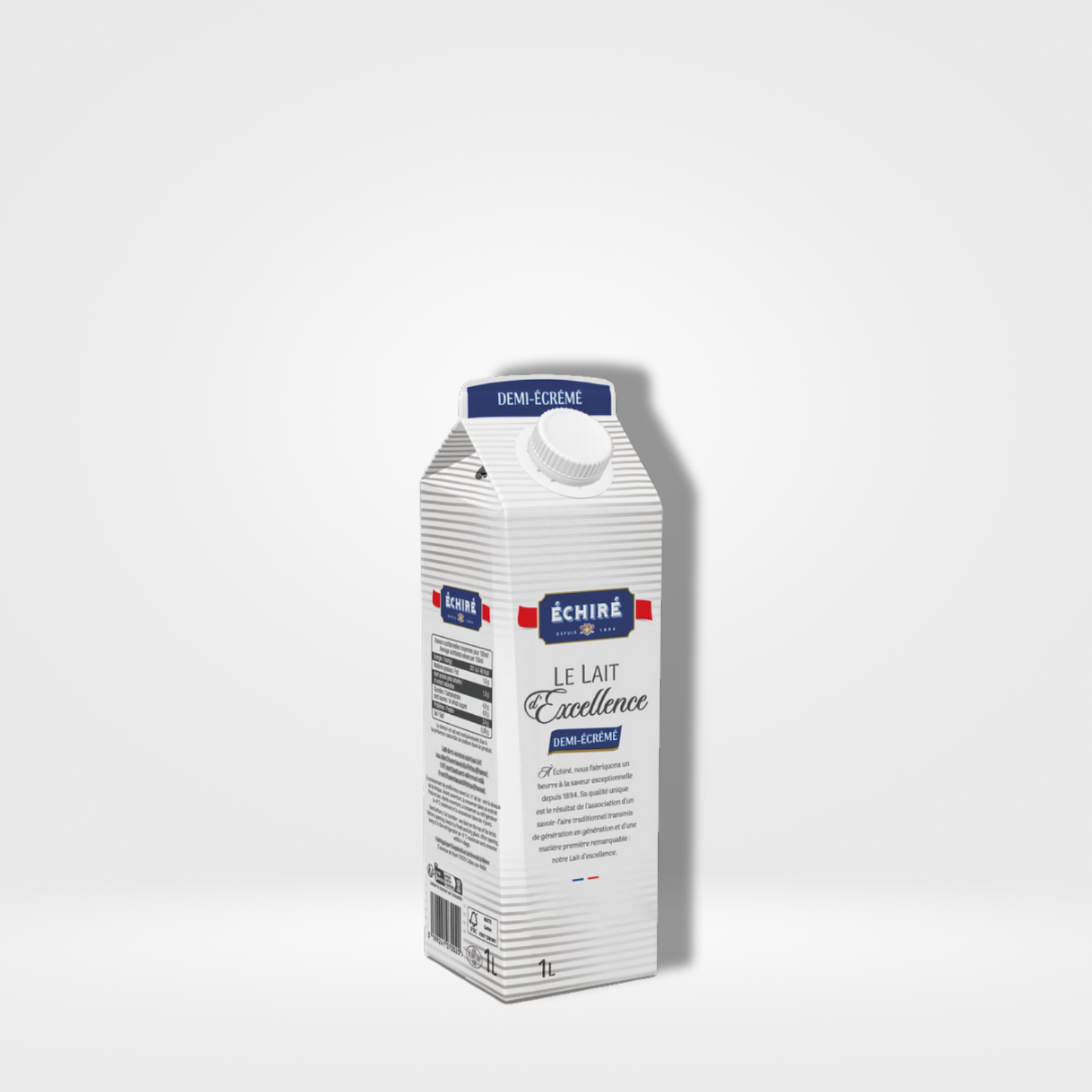 Échiré Lait demi-écrémé UHT - Le Lait d'Excellence - 6 x 1L