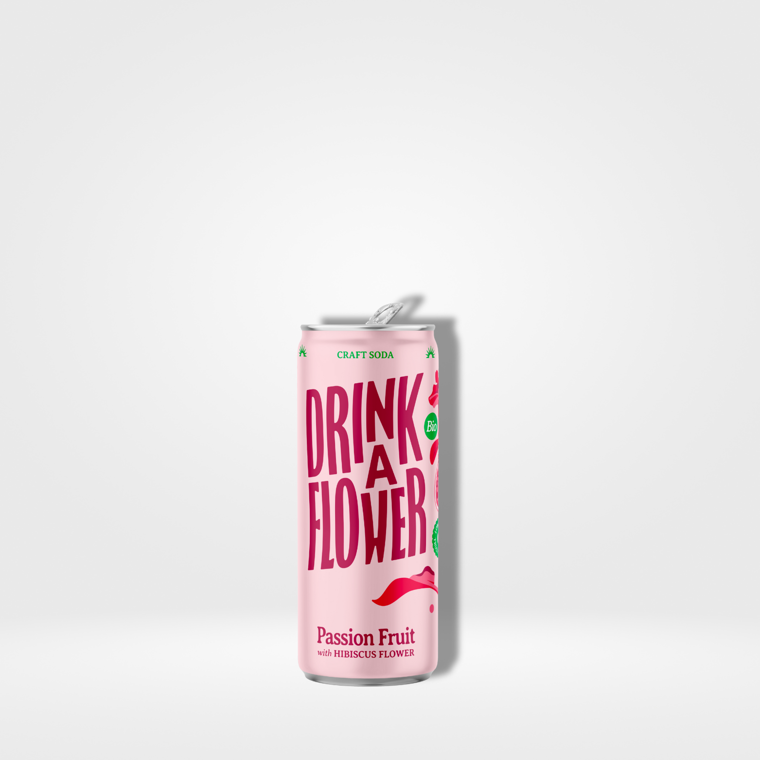 Drink A Flower Hibiscus & Fruit de la Passion Bio cans - 12 x 25cl