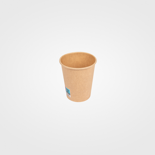 Gobelets kraft boissons chaudes 1 paroi (500 unités)