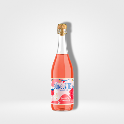 Guinguette by Le Coq Toqué ! Pétillant Pomme Framboise Bio verre
