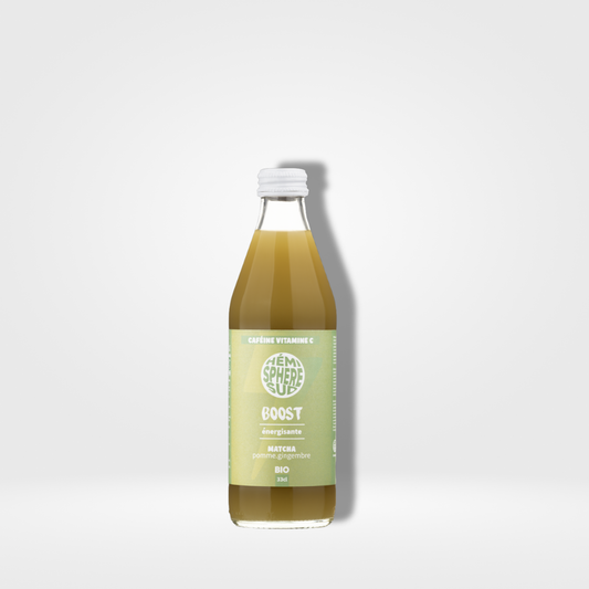 Hémisphère Sud BOOST Matcha Pomme Gingembre Bio - 12 x 33cl