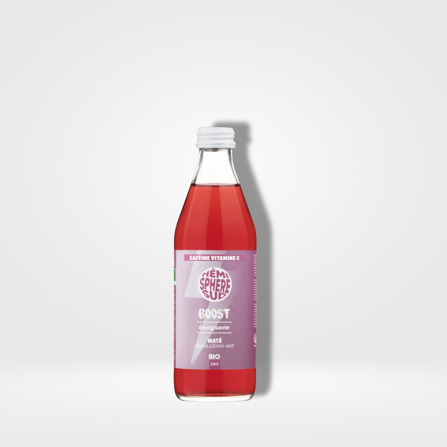 Hémisphère Sud BOOST Maté Cassis Citron vert Bio - 12 x 33cl