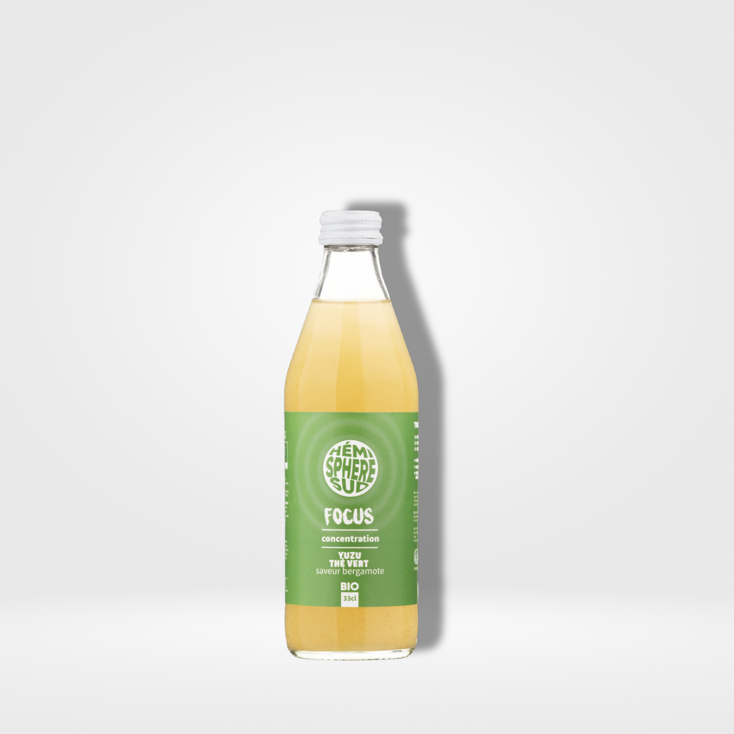 Hémisphère Sud Focus Thé vert Yuzu Bergamote Bio - 12 x 33cl