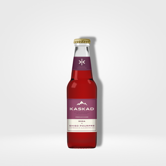 Kaskad Soda Shiso Pourpre, Combava et Algues - 24 x 20cl