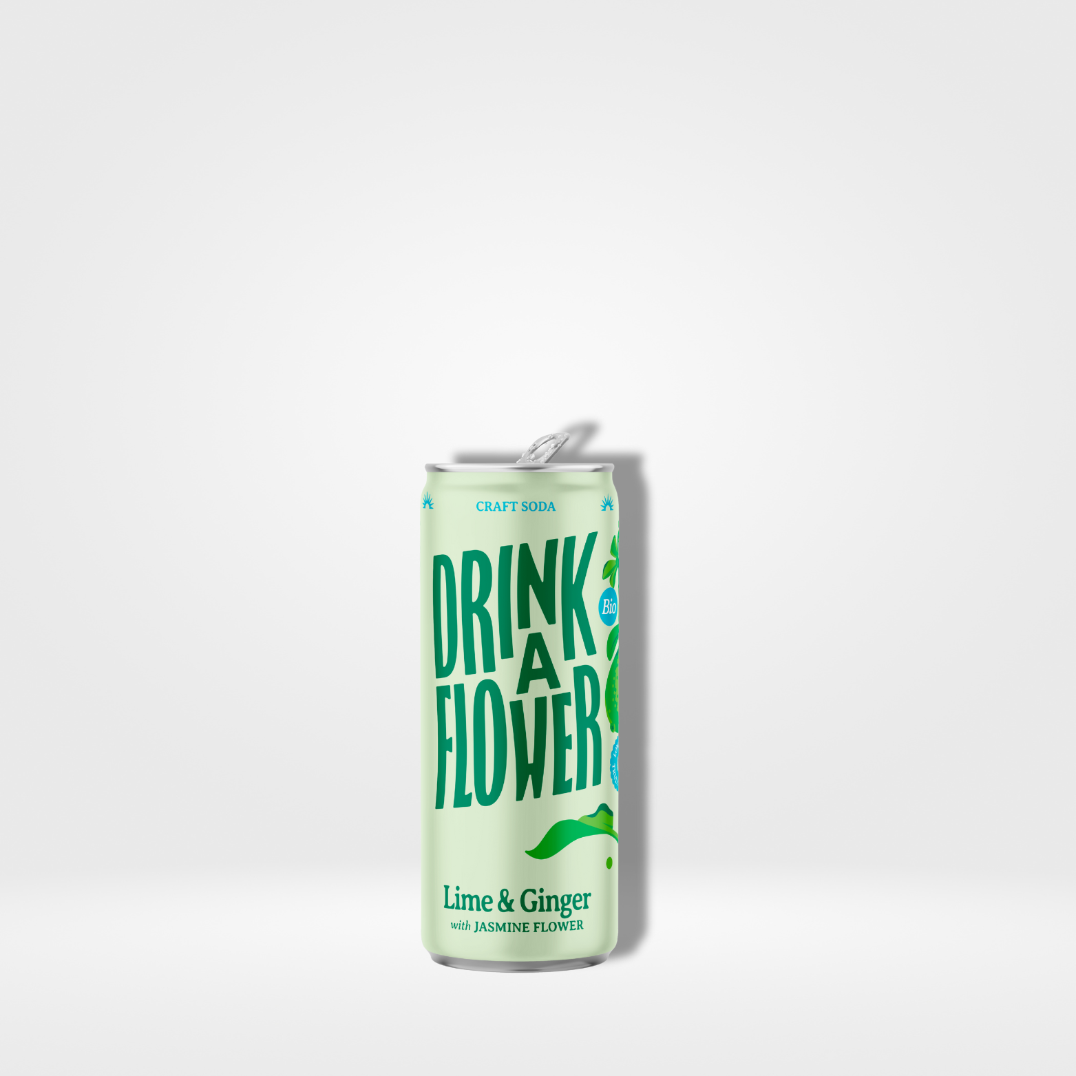 Drink A Flower Gingembre & Citron vert Bio cans - 12 x 25cl