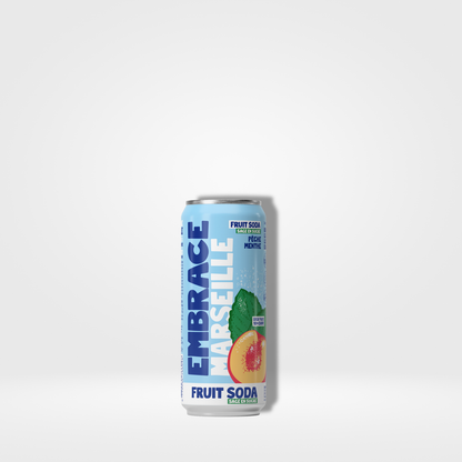 Embrace Marseille Pêche Menthe cans - 12 x 33cl