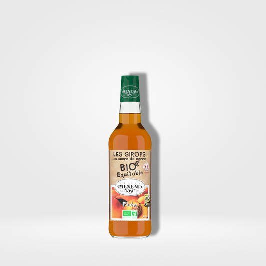 Meneau Sirop Pêche verre 6 x 500ml
