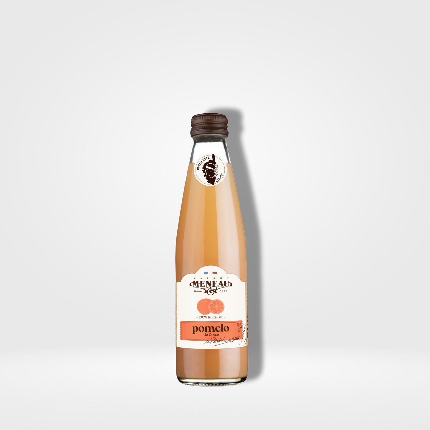 Meneau Jus de pamplemousse Rose verre - 12 x 25cl
