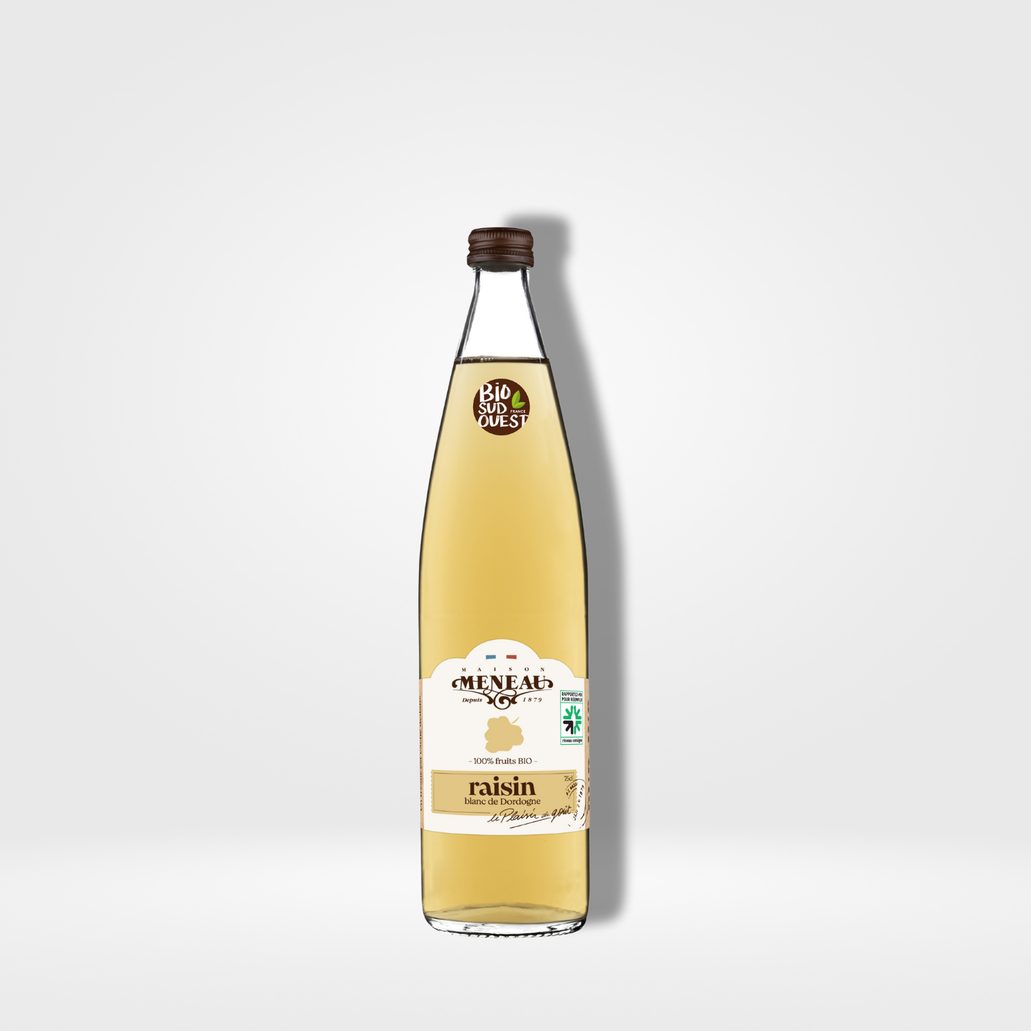 Meneau Jus de Raisin Blanc verre - 6 x 75cl