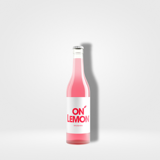 On Lemon Rhubarbe verre 12 x 33cl