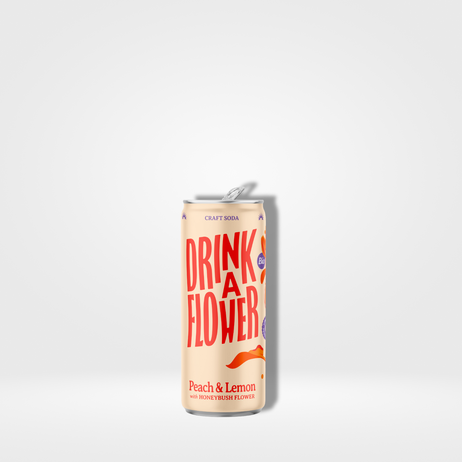Drink A Flower Pêche & Citron Bio cans - 12 x 25cl
