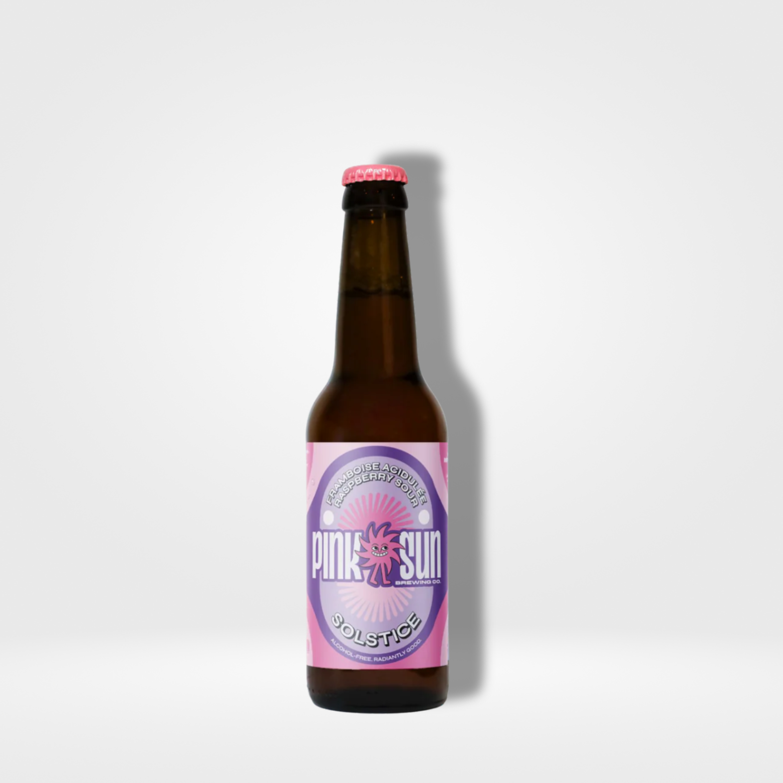 Pink Sun SOLSTICE Sour Framboise sans alcool - 12 x 33cl