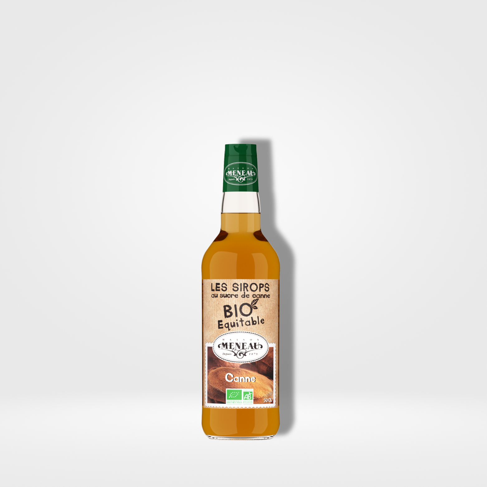 Meneau Sirop Canne Bio verre - 1 x 50cl