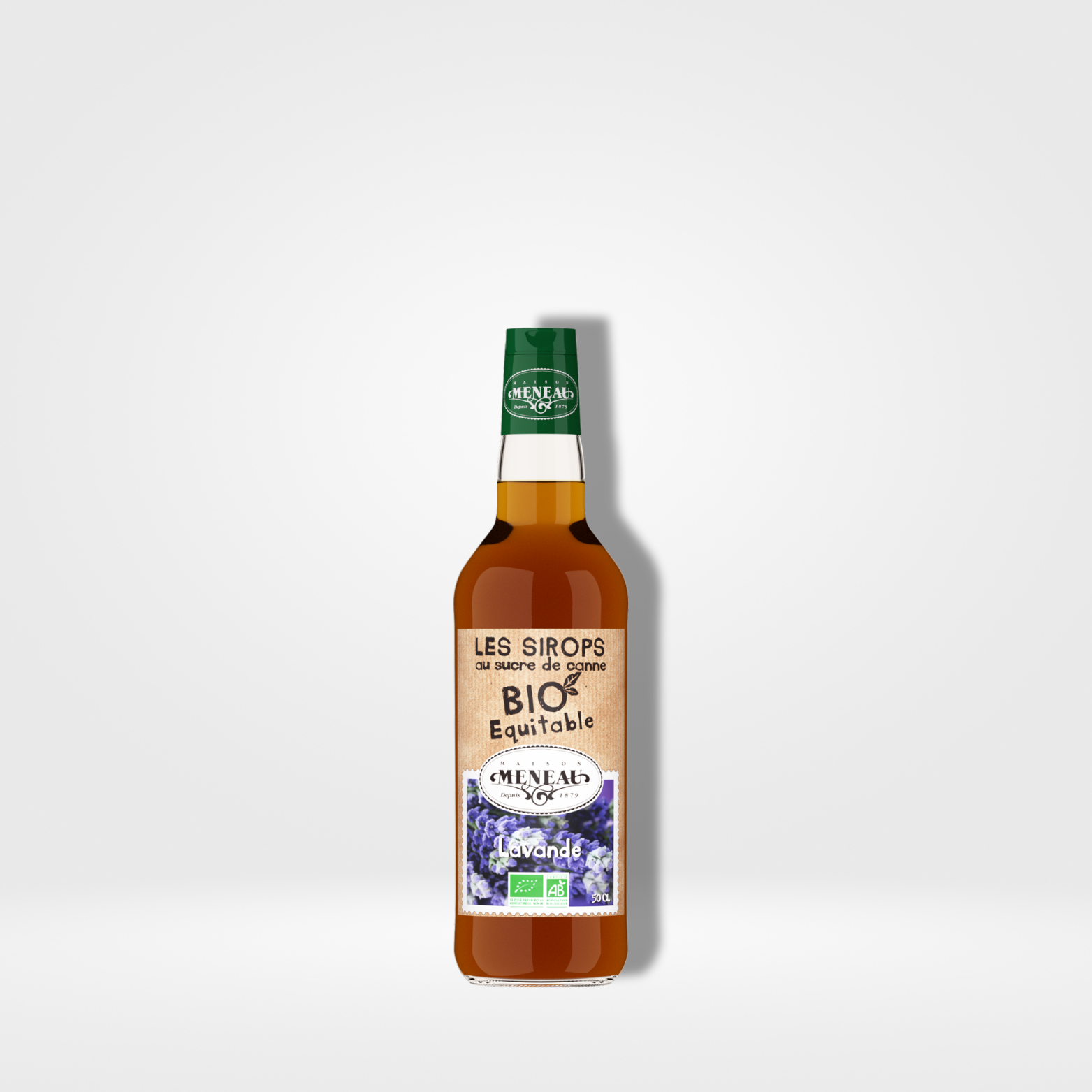 Meneau Sirop Lavande Bio verre - 1 x 50cl