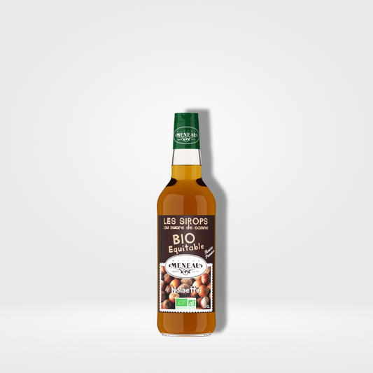 Meneau Sirop Noisette Bio verre - 1 x 50cl