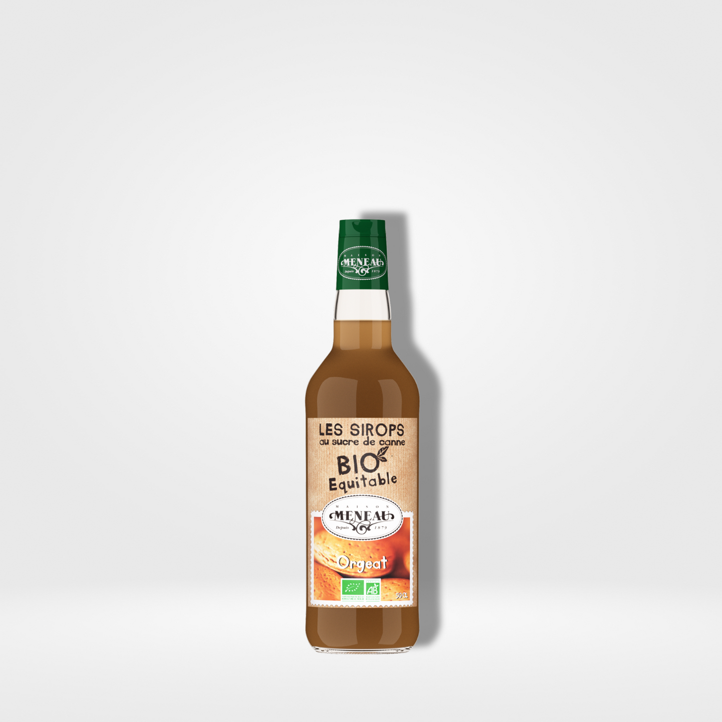 Meneau Sirop Orgeat Bio verre - 1 x 50cl